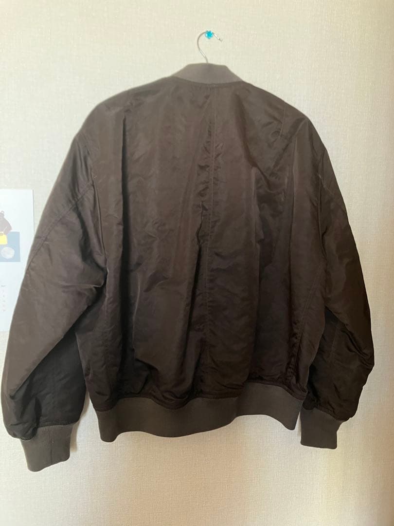 ほぼ新品✨RIAM-PLAGE プラージュMA-1ジャケット 茶