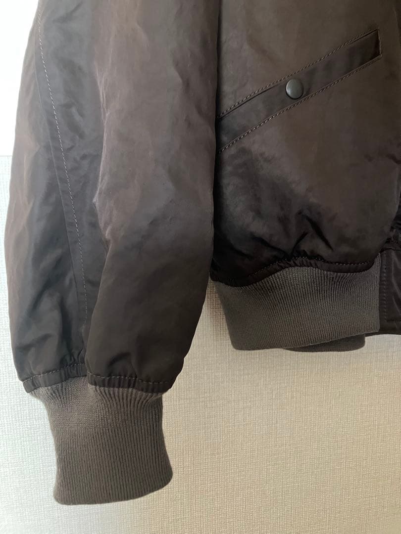 ほぼ新品✨RIAM-PLAGE プラージュMA-1ジャケット 茶