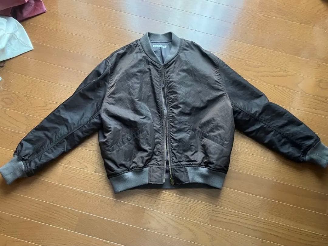 ほぼ新品✨RIAM-PLAGE プラージュMA-1ジャケット 茶