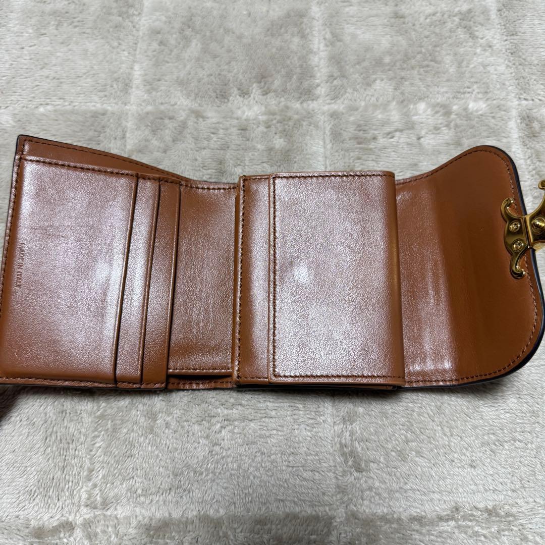 り*た様 美品　正規品　CELINE セリーヌ トリオンフ スモールフラップウォ