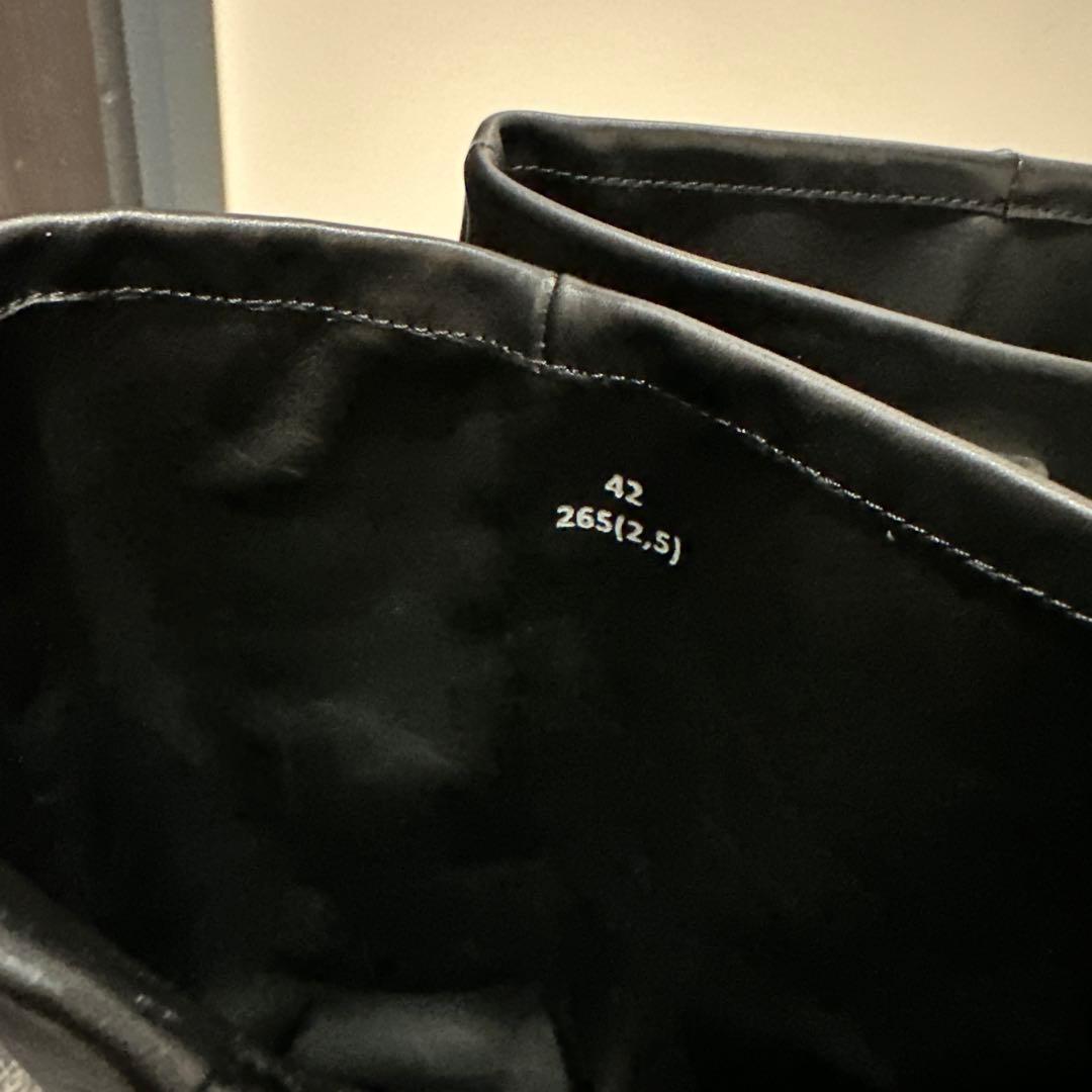 靴 OUR LEGACY HIGH ENGINE BOOT / BLACK 42