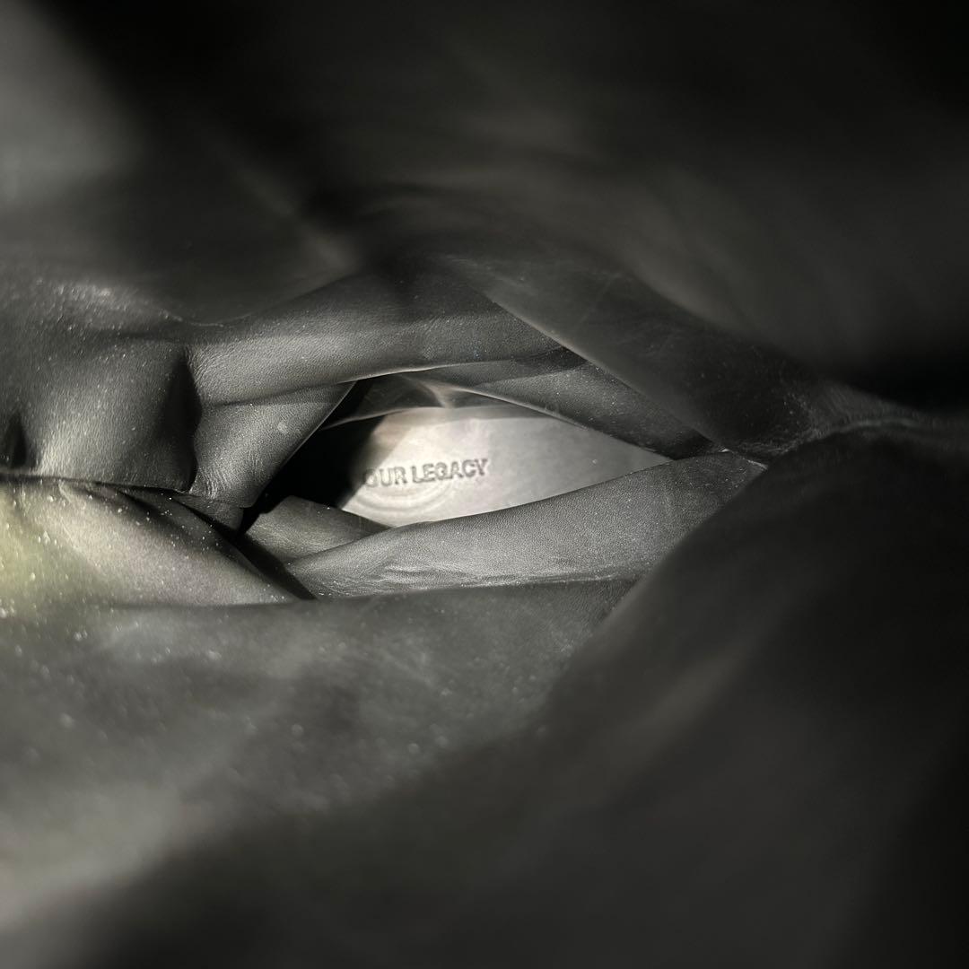 靴 OUR LEGACY HIGH ENGINE BOOT / BLACK 42