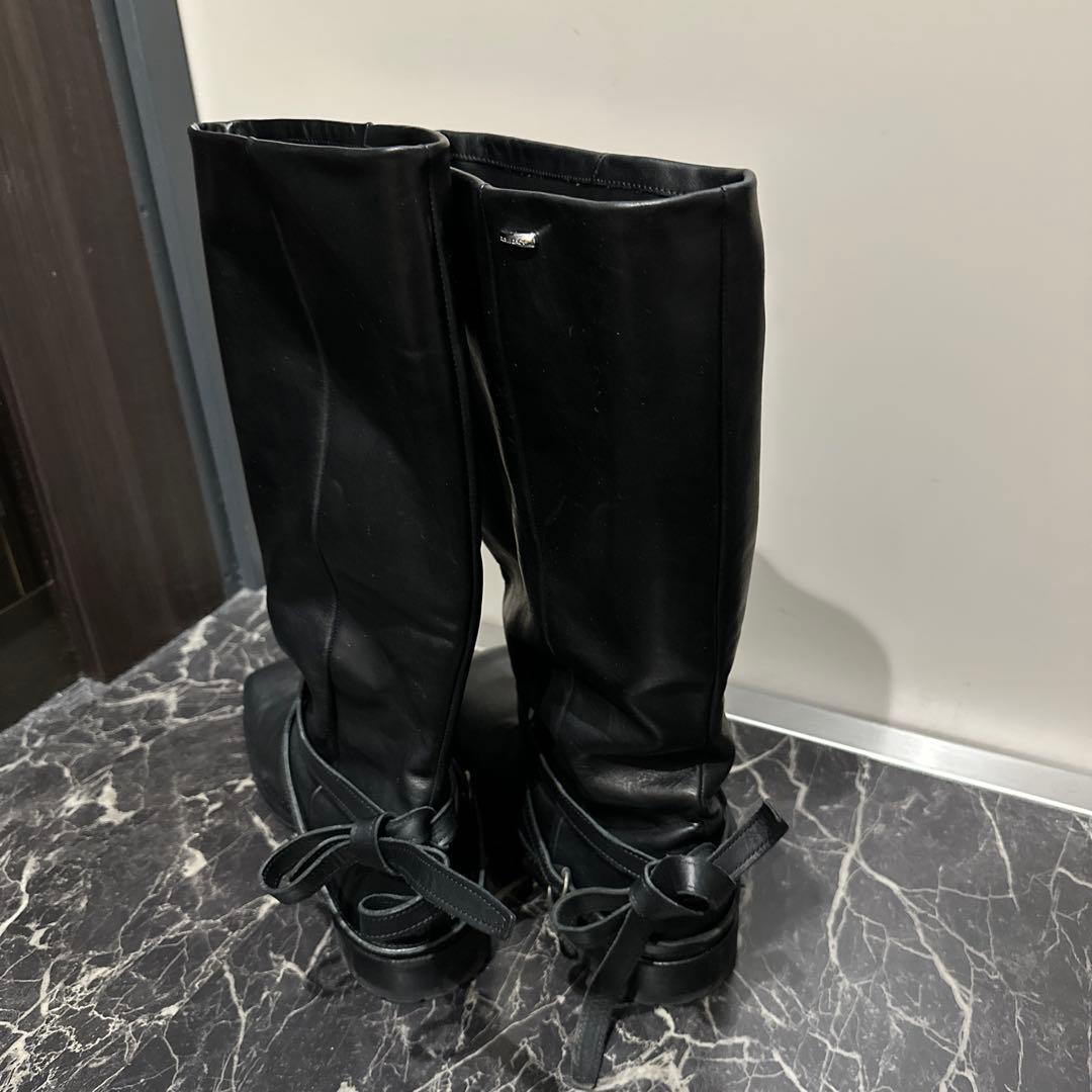 靴 OUR LEGACY HIGH ENGINE BOOT / BLACK 42