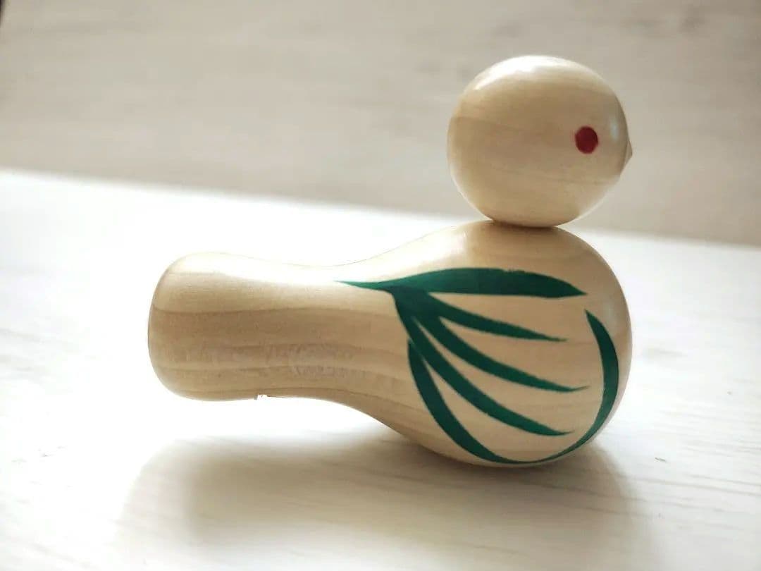 柳宗理　民藝　鳩笛　老舗髙亀　木製鳥型郷土玩具　宮城県鳴子　箱付き