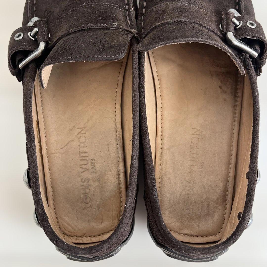 ルイヴィトン ドライビングシューズ ローファー　8 モノグラム