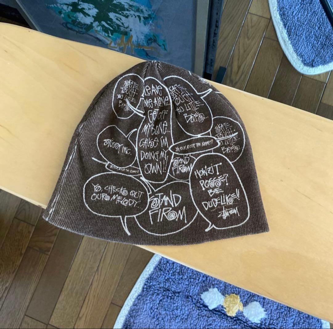 old stussy 00s オールドステューシー ニット帽 ビーニー