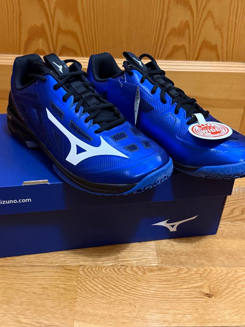 【新品】ミズノ テニスシューズ ウエーブエクシード 4SW OC／26cm 幅広