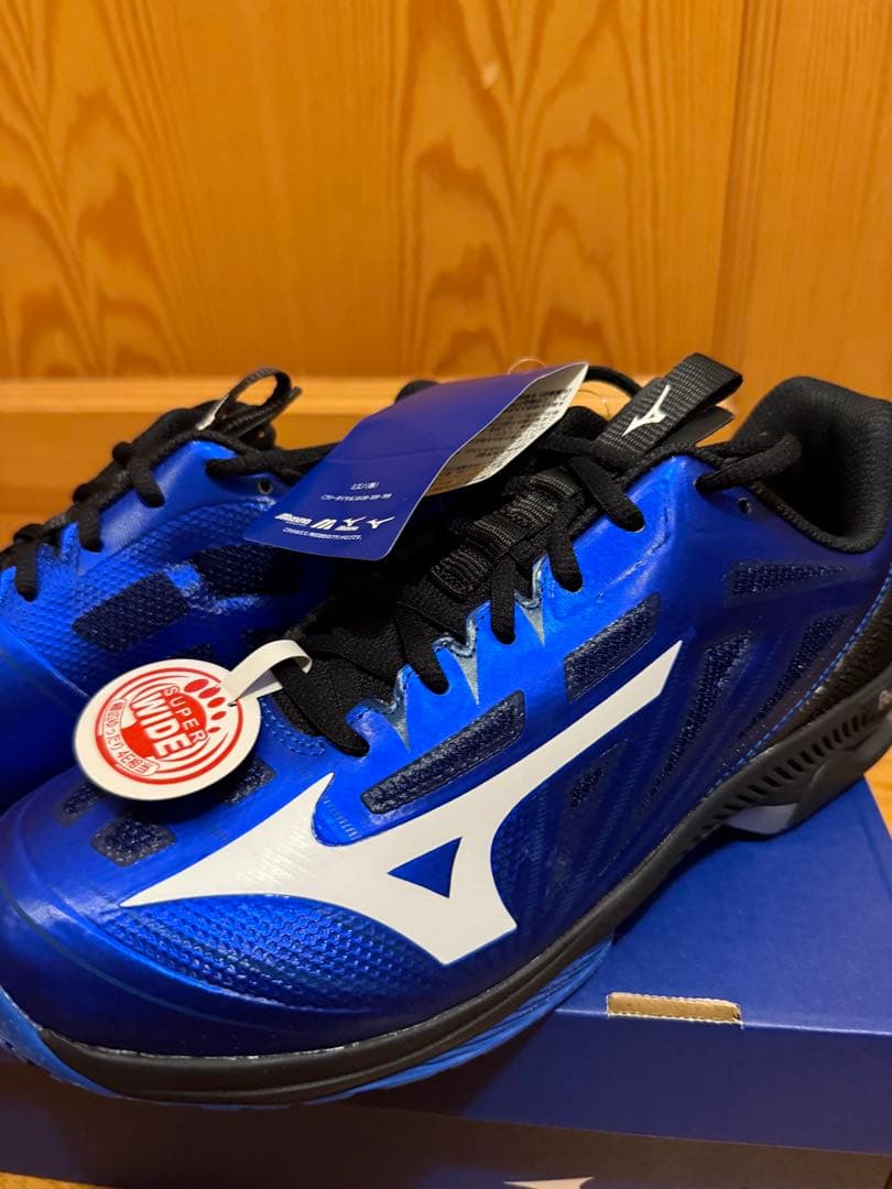 【新品】ミズノ テニスシューズ ウエーブエクシード 4SW OC／26cm 幅広