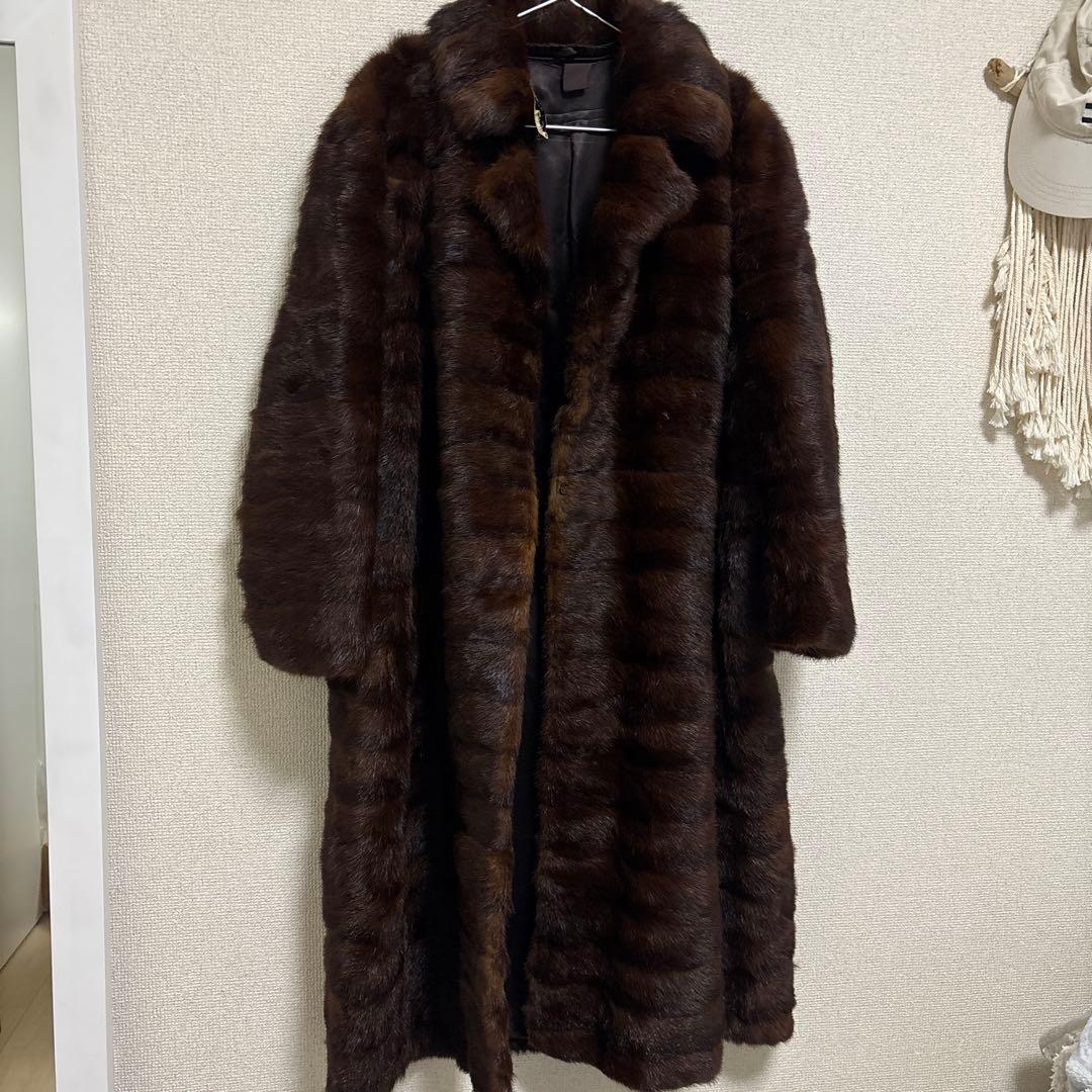 伊勢丹 ミンクのコート 15号