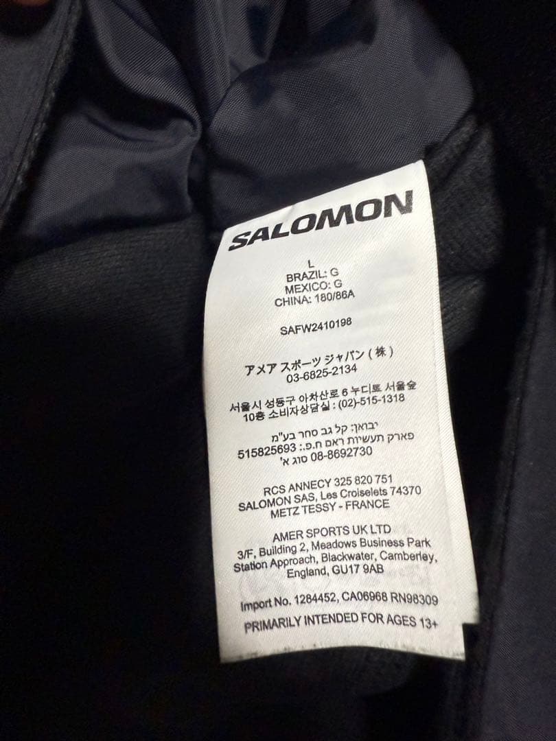 サロモン　スキーウェア