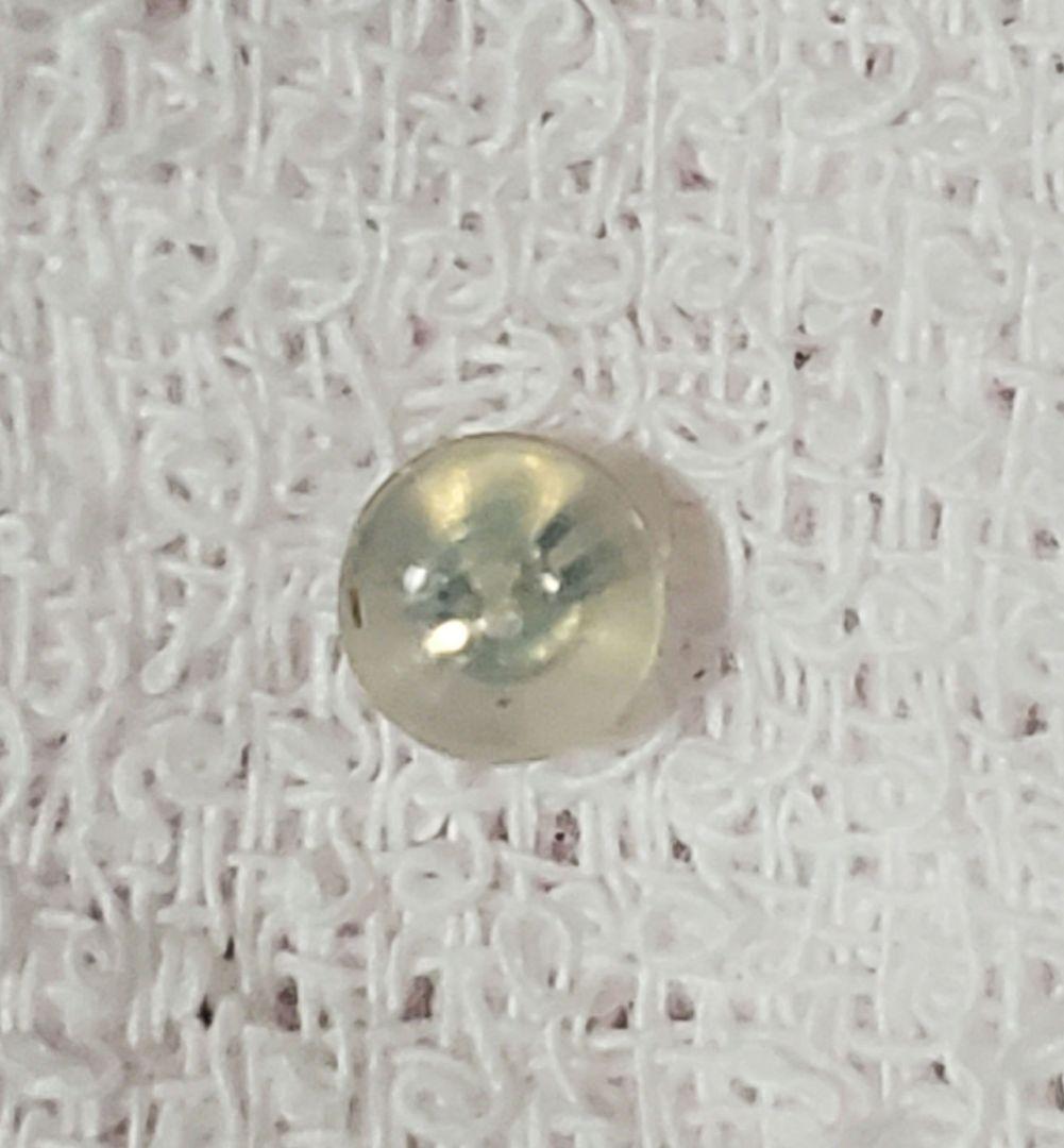 【れん様取り置き】天然ダイヤPtピアス　片耳　0.5カラットブラウンダイヤ