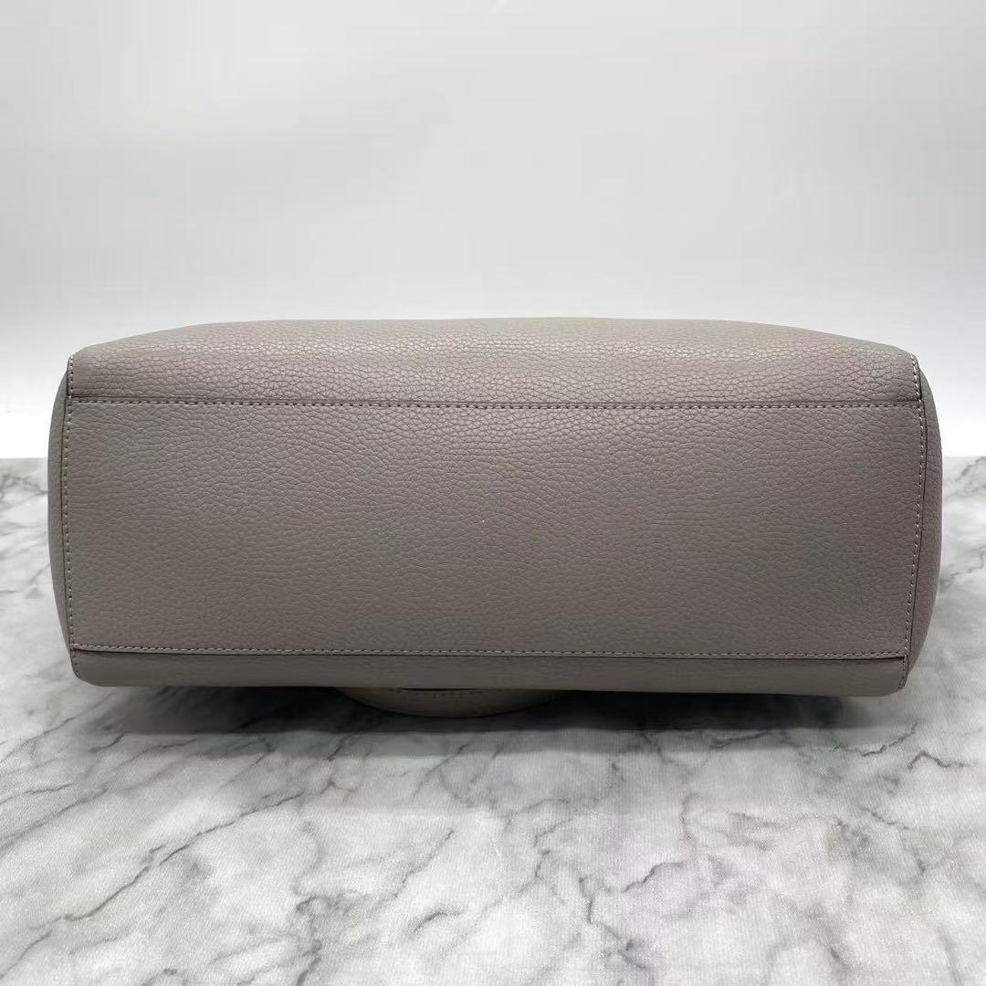 未使用級　マイケルコース　トートバッグ　レザー　グレー