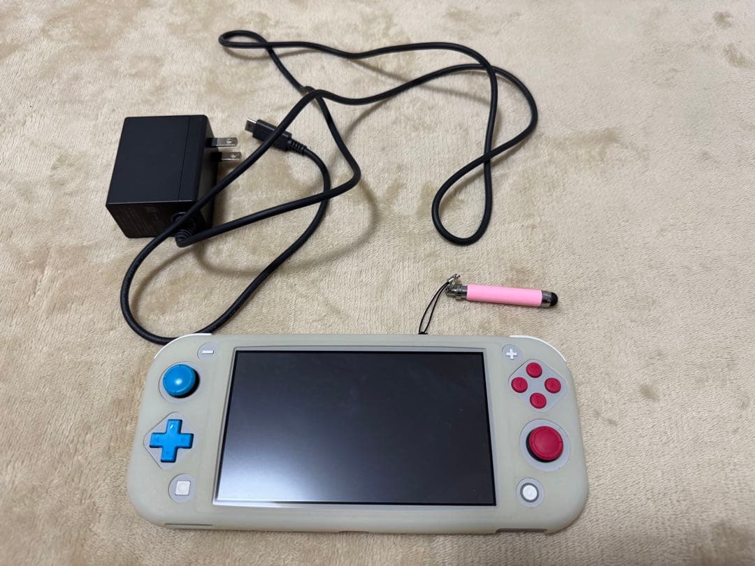 Nintendo Switch Lite クリーム色 本体 充電器付き