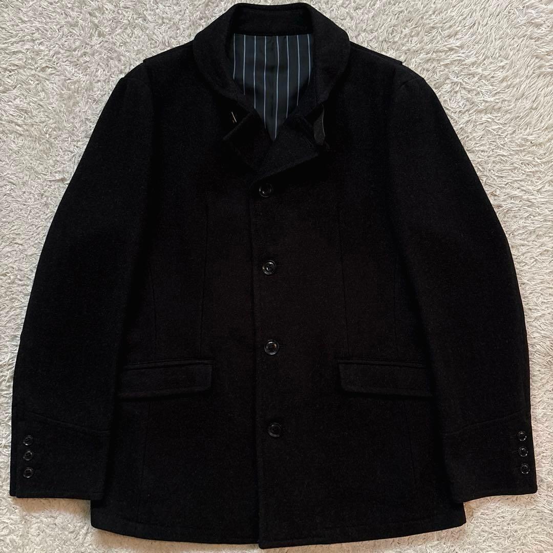 ★希少 XLサイズ★ TAKEO KIKUCHI ウールコート チンストラップ