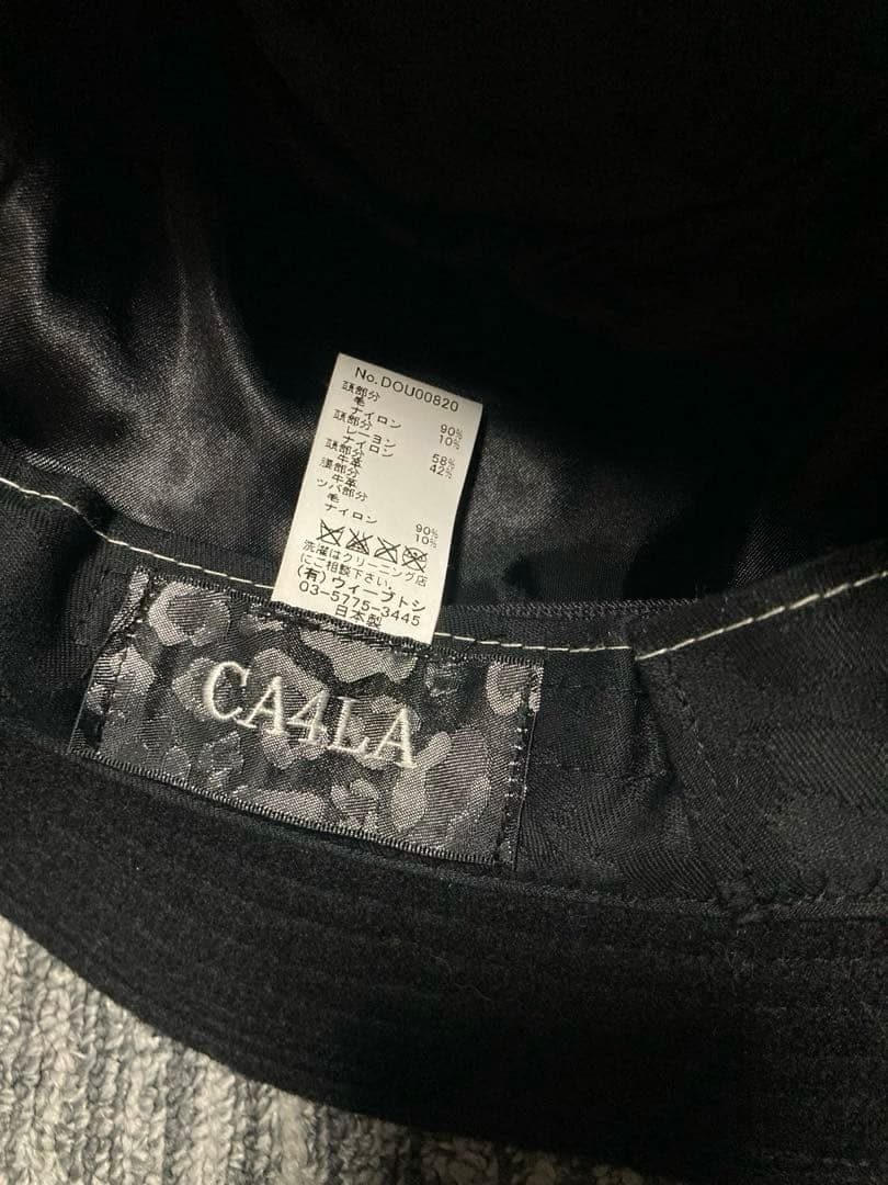 CA4LA カシラ　牛革　ハット　ウール　ユニセックス　帽子