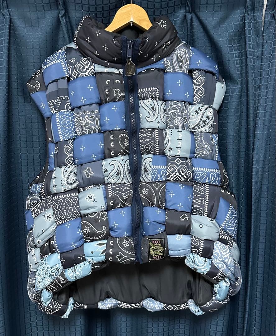 1/13まで【正規品】KAPITAL keel weaving vest