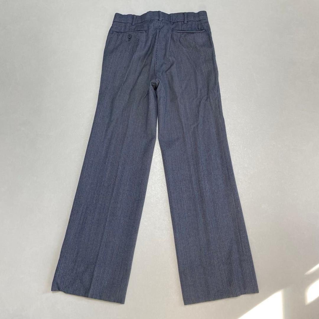 90s セットアップ ダブルスーツ ネイビーストライプ 成人式 ヒッコリー