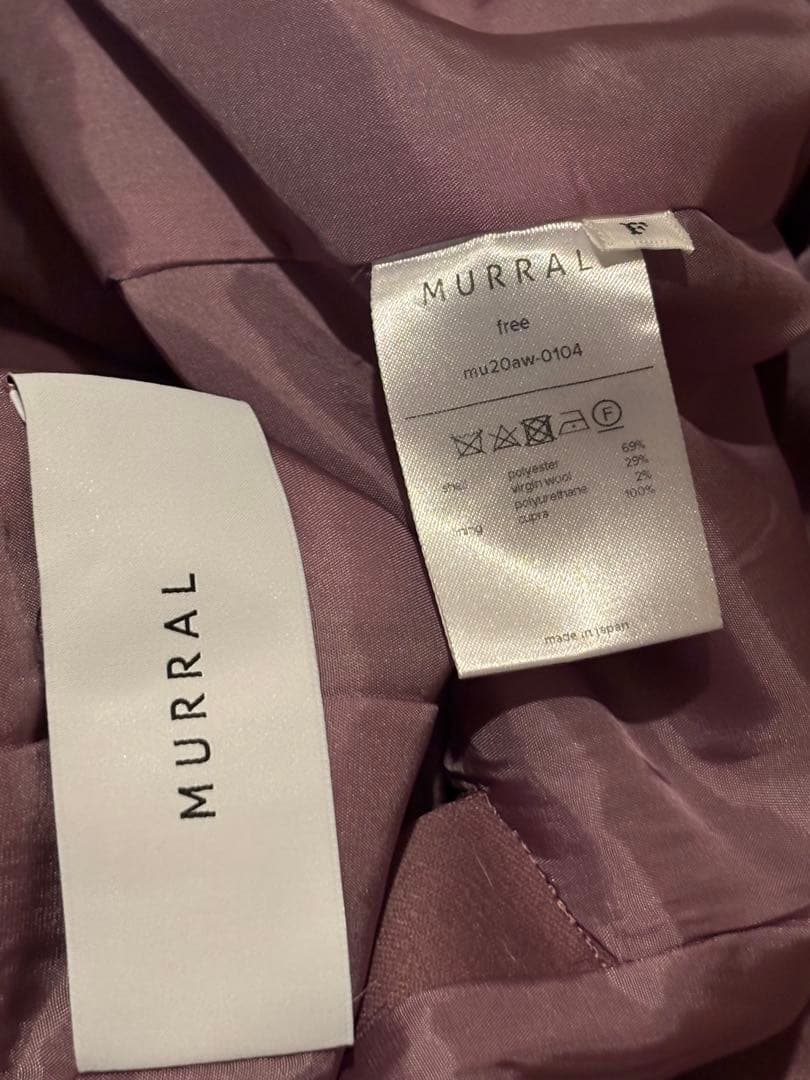 MURRAL ミューラル　ジャケット　パープル
