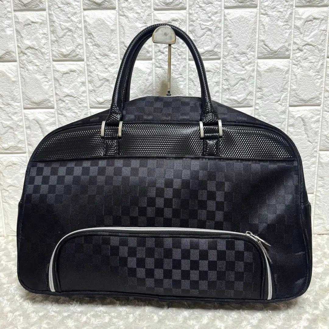 XXIO　ゼクシオ　ゴルフバック　ショルダー　チェック　黒　ダンロップ