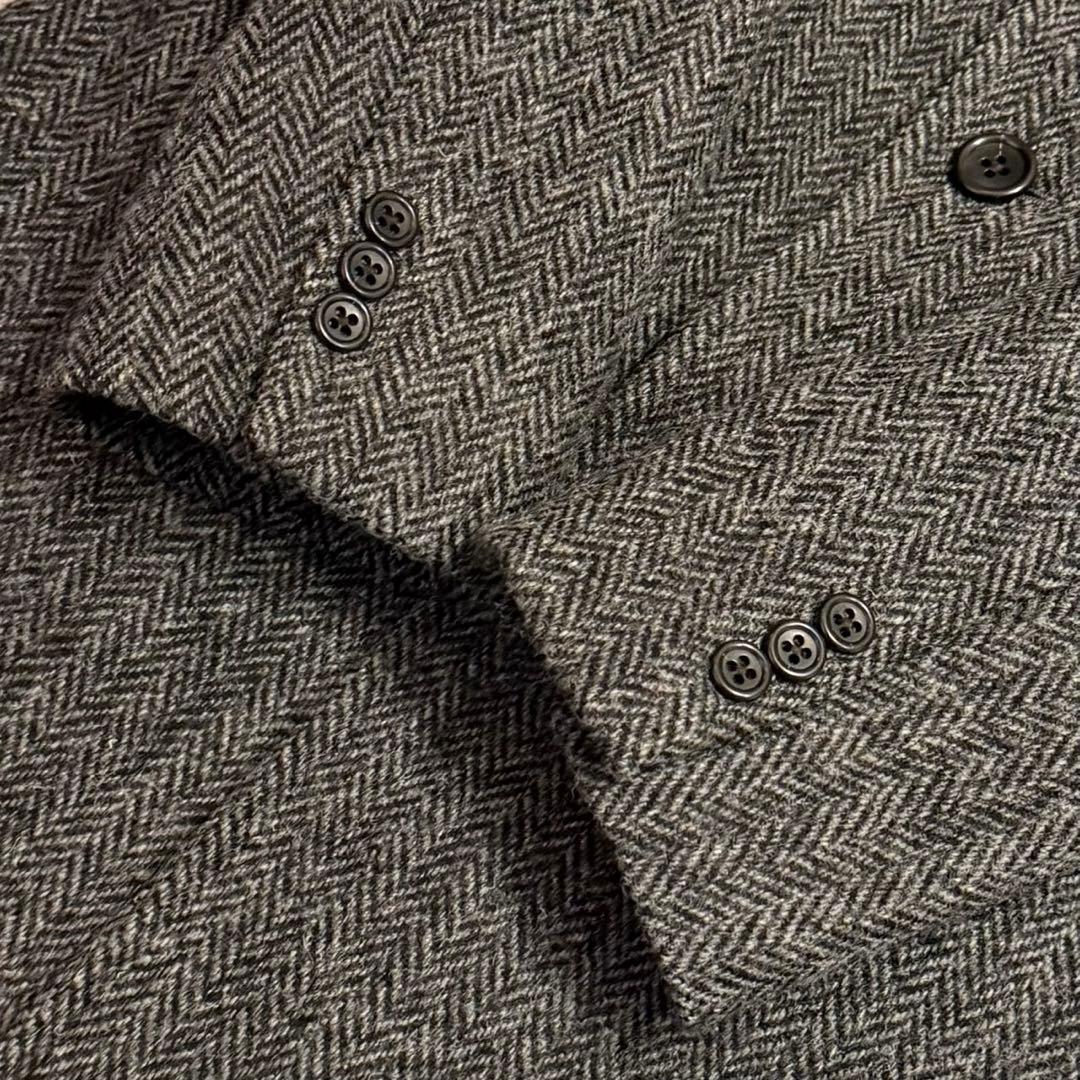 美品 BEAMS LIGHTS ハリスツイード ヘリンボーン チェスターコート