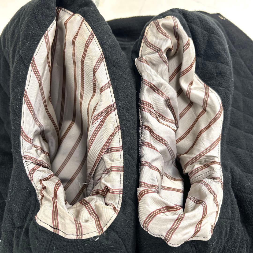 希少✨カールヘルム スタジャン 牛革 バッグロゴ 黒 M ピンクハウス