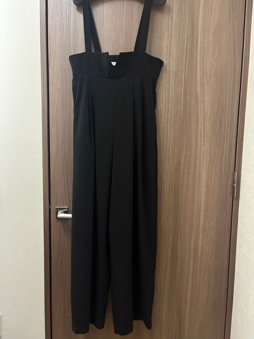 今期購入★試着のみタグ付き★rinir リミル　ハイウエストサロペット　ブラック