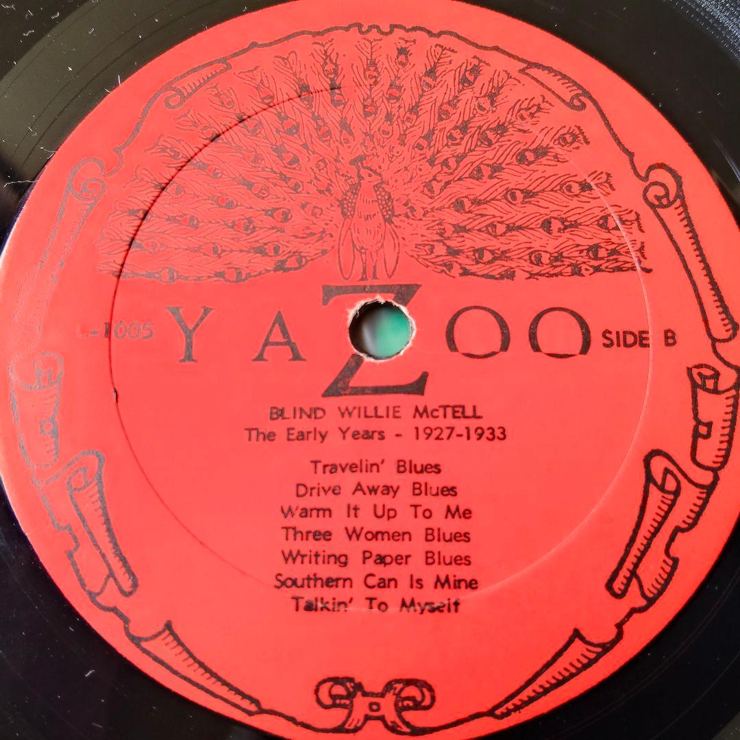 BLIND WILLIE McTELL　1927-1933　レコード　ブルース
