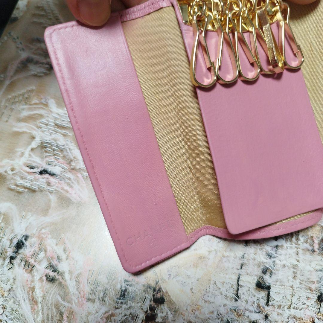 シャネル　キャビアスキン　キーケース♡