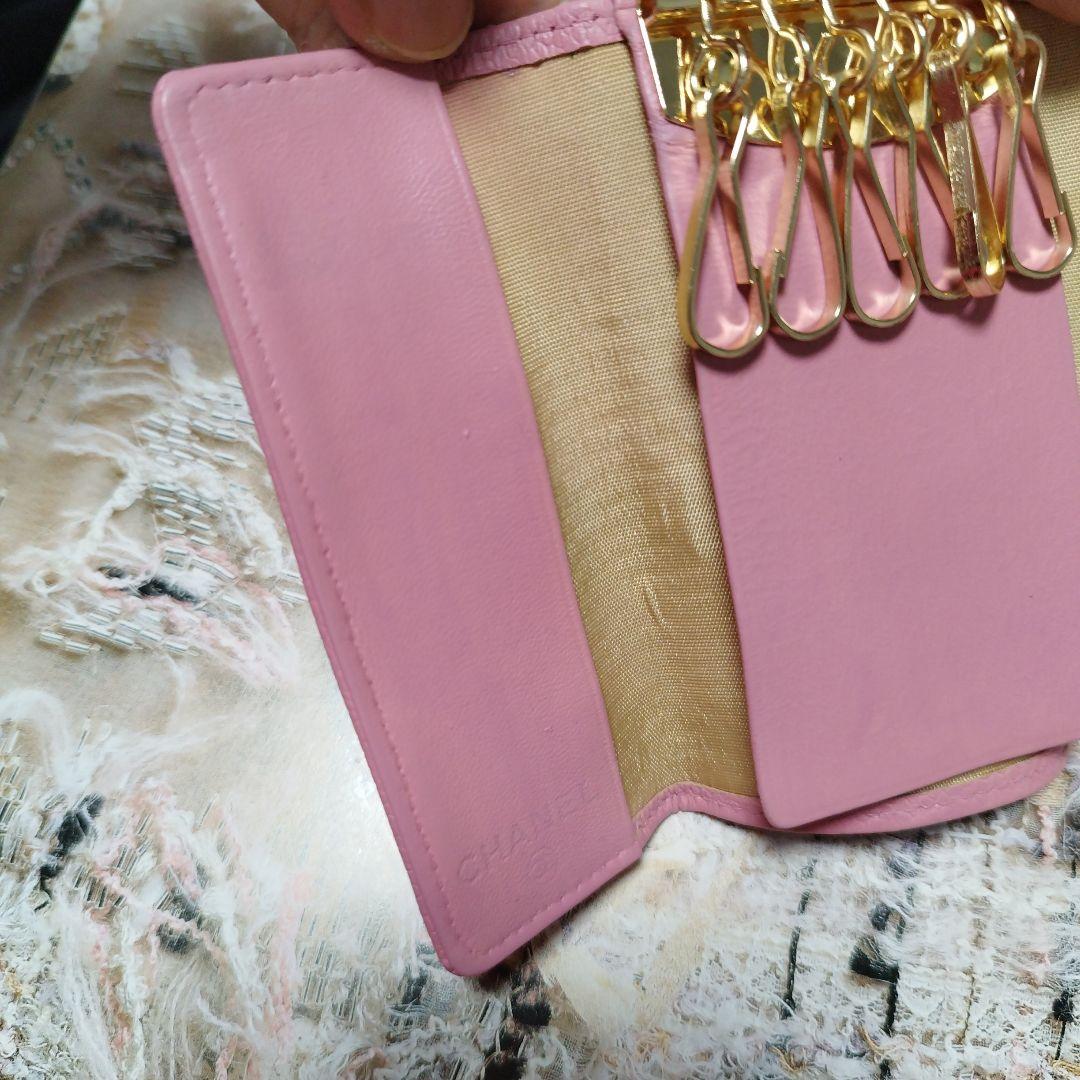 シャネル　キャビアスキン　キーケース♡