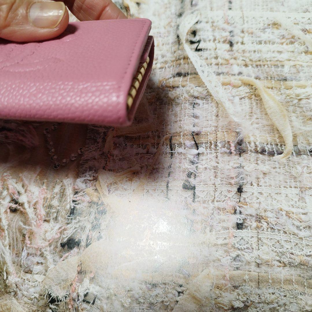 シャネル　キャビアスキン　キーケース♡