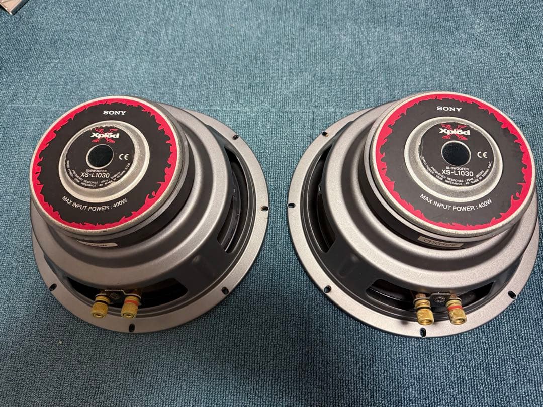 SONY Xplod XS-L1030 サブウーファー×2