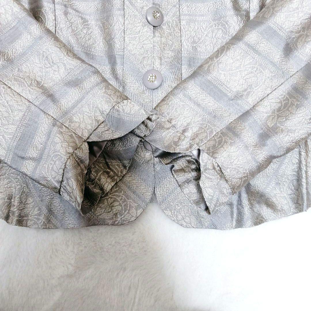 ユキコキミジマ　ソワール　15号シルク混　ジャケットのみ