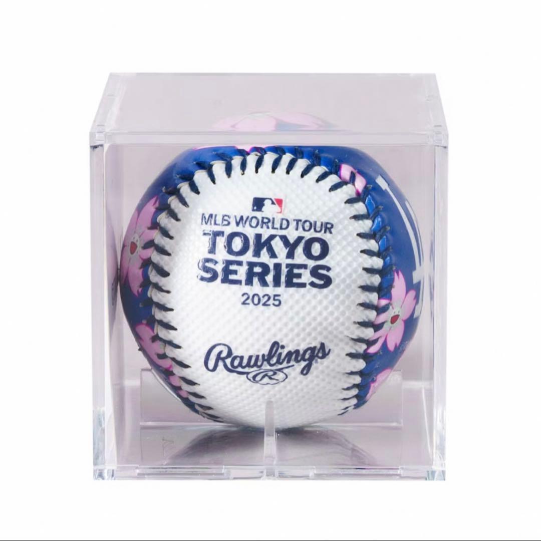 【正規品】村上隆×MLB 東京シリーズ 記念ボール ″ドジャース″ローリングス❷