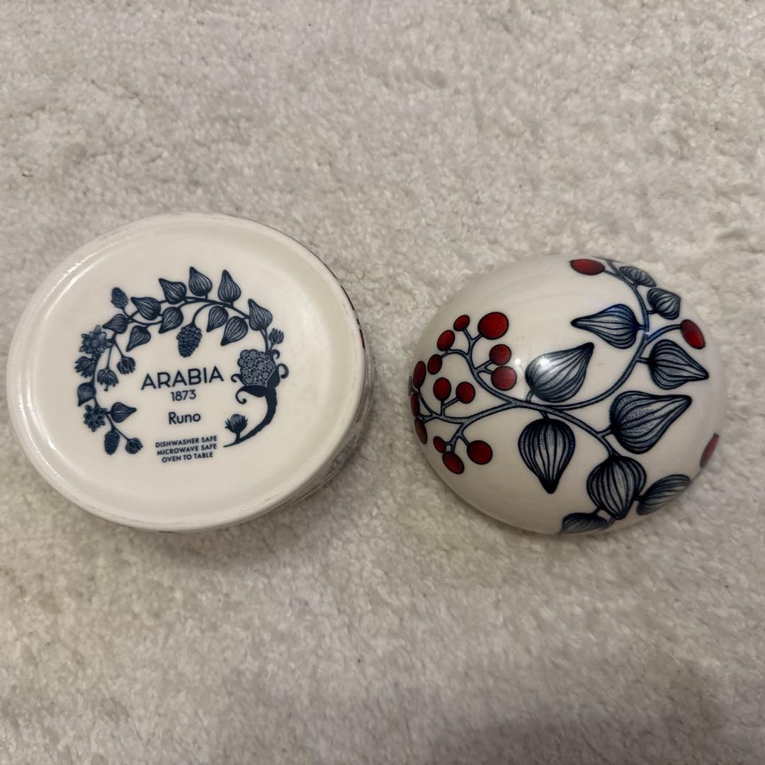 アラビア　Runo ジャー蓋付 0.25L フロストベリー