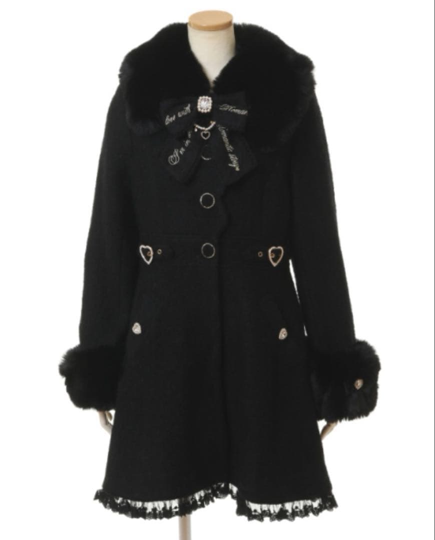 リズリサ サイドハートバックルAラインコート