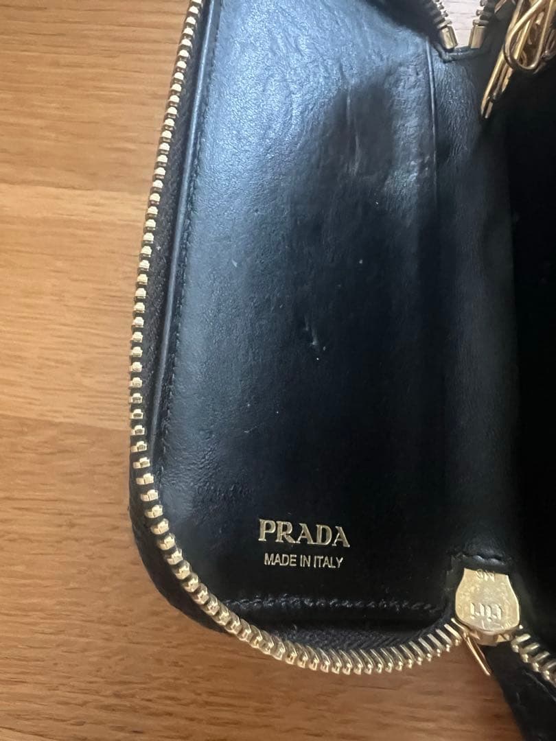 PRADA キーケース　プラダ　ブラック