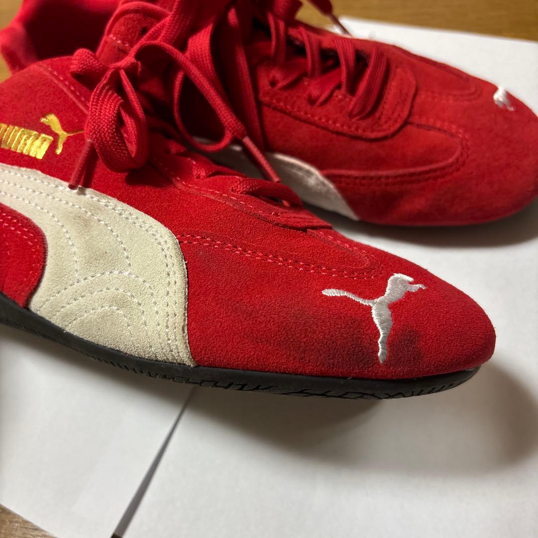Puma レッド スエード スニーカー スピードキャット 赤