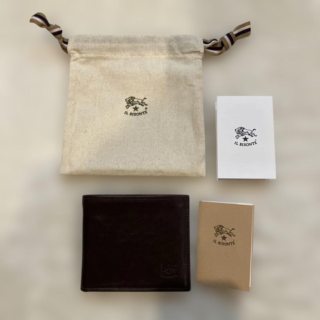 IL BISONTE ビンテージデザイン二つ折りウォレット　新品未使用