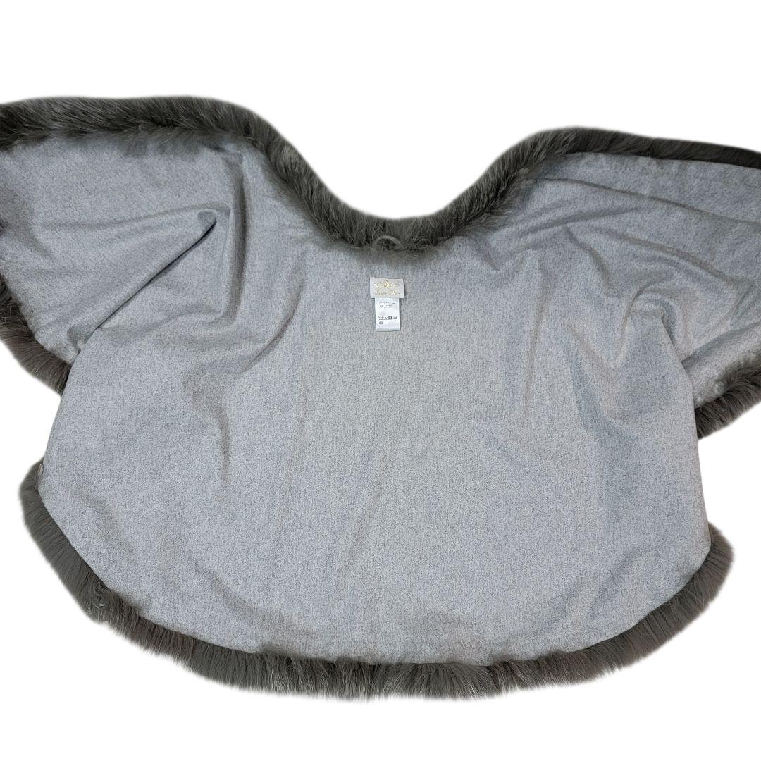 ほぼ未使用 グレースクラス Glace Class カシミヤフォックスストール