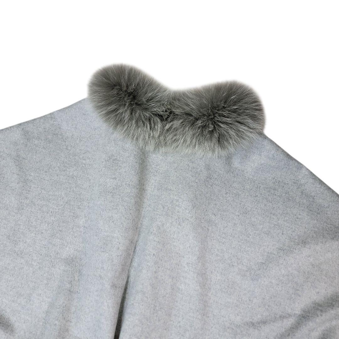 ほぼ未使用 グレースクラス Glace Class カシミヤフォックスストール