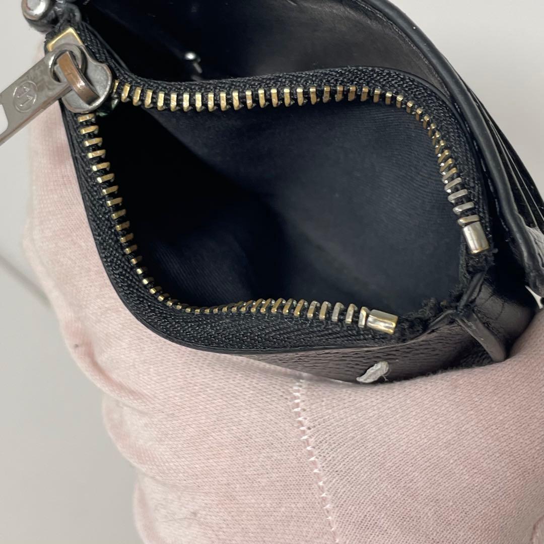 ✨️付属品✨️ マルジェラ マネークリップ シボ革 レザー 4ステッチ 黒