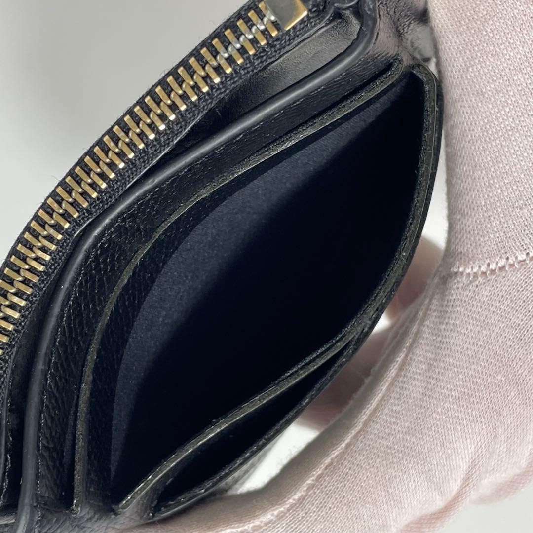 ✨️付属品✨️ マルジェラ マネークリップ シボ革 レザー 4ステッチ 黒