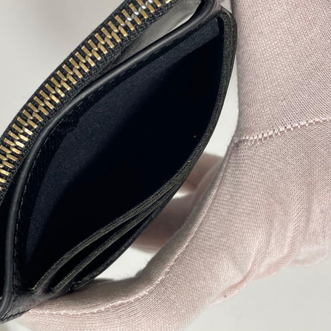 ✨️付属品✨️ マルジェラ マネークリップ シボ革 レザー 4ステッチ 黒