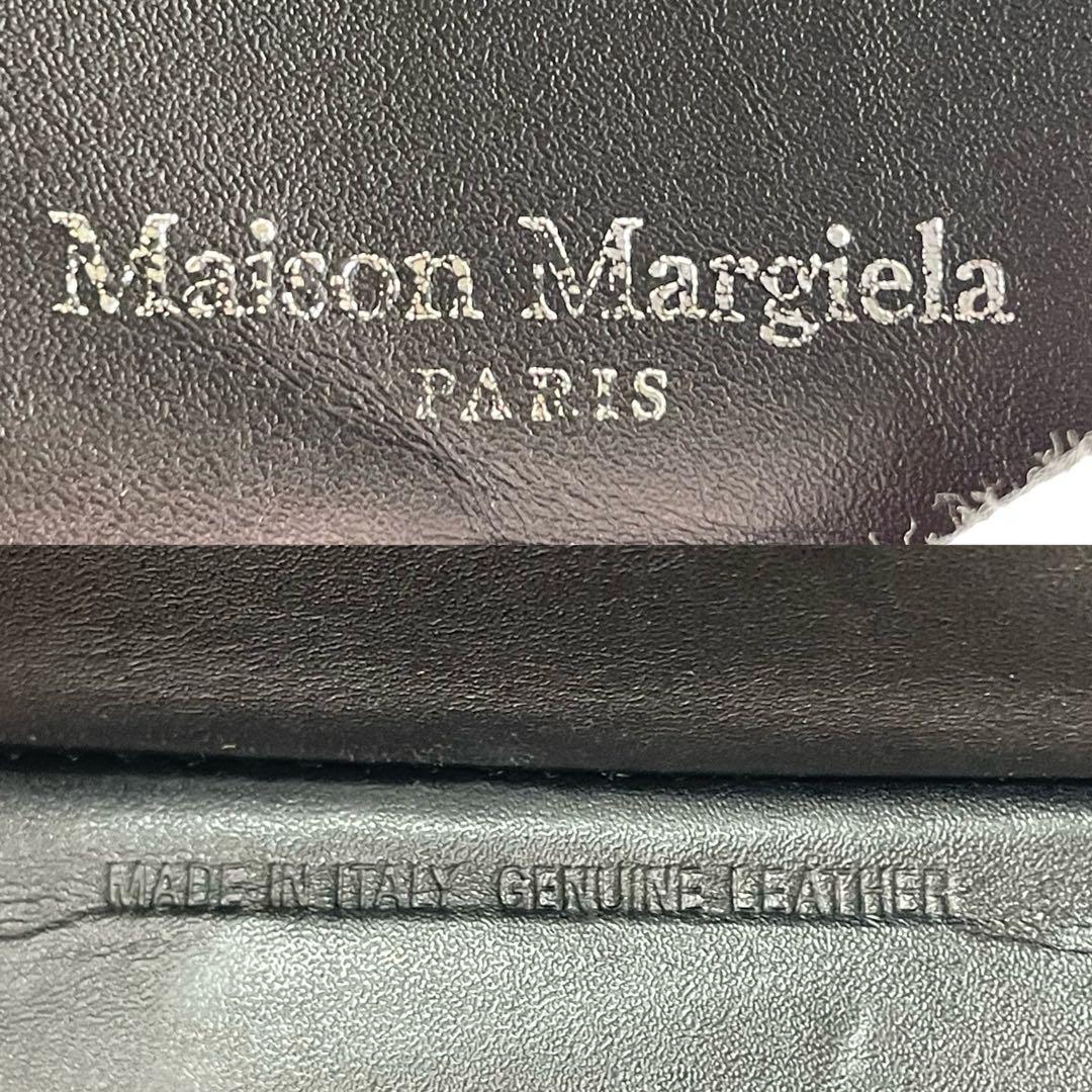 ✨️付属品✨️ マルジェラ マネークリップ シボ革 レザー 4ステッチ 黒