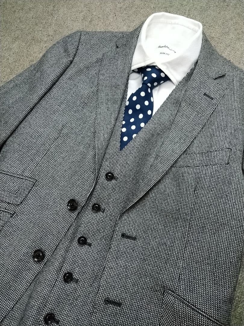 オーダー品イタリア製　シングルスーツ　スーツカンパニー　スーツセレクト