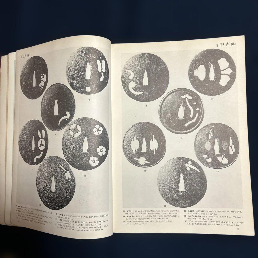 図鑑　「鍔集成」中村鉄青　1963年 鍔集成刊行会　全522P(おもに図版)
