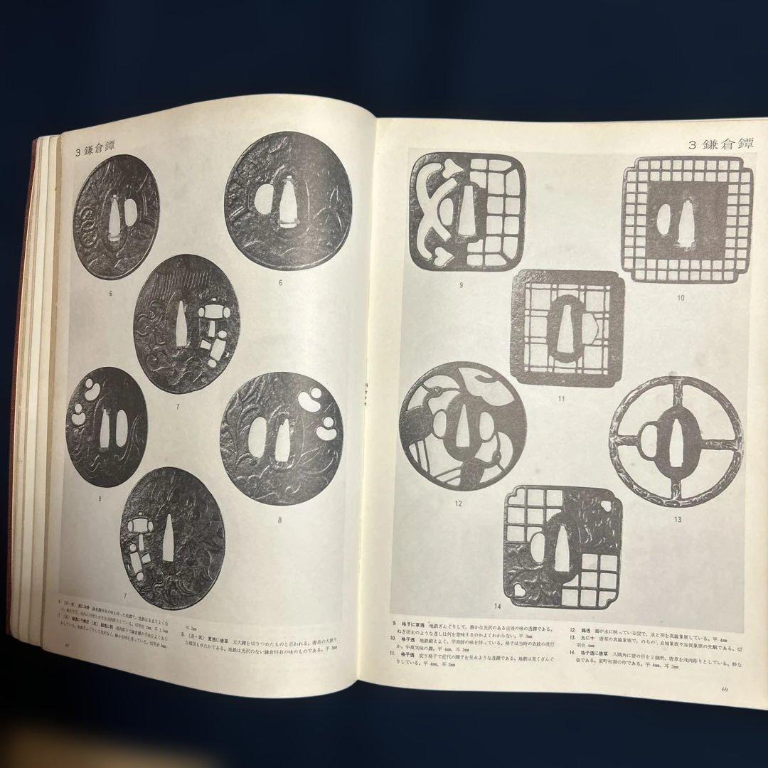 図鑑　「鍔集成」中村鉄青　1963年 鍔集成刊行会　全522P(おもに図版)