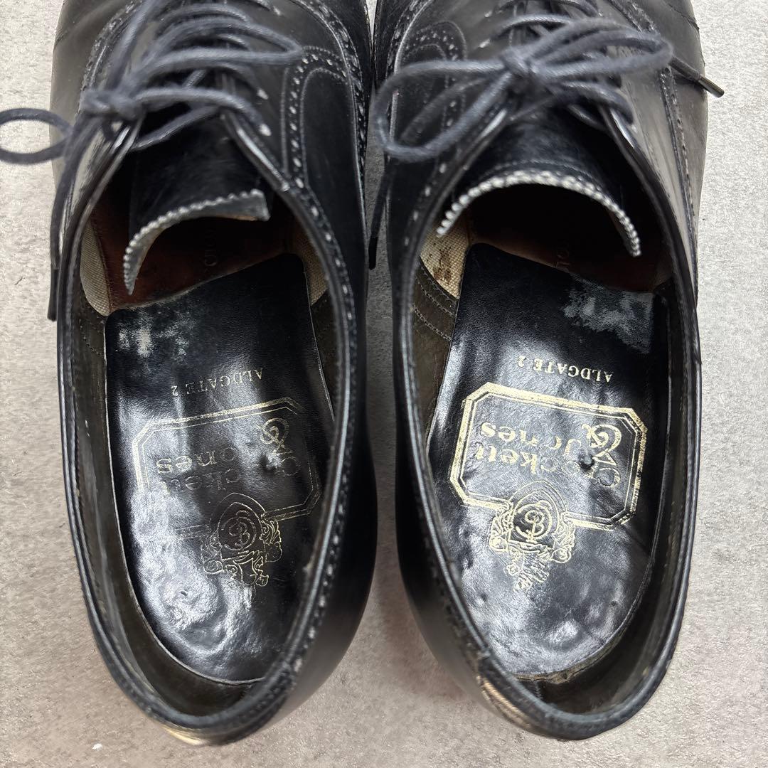 CROCKETT&JONES クロケットアンドジョーンズ セミブローグ 革靴 黒