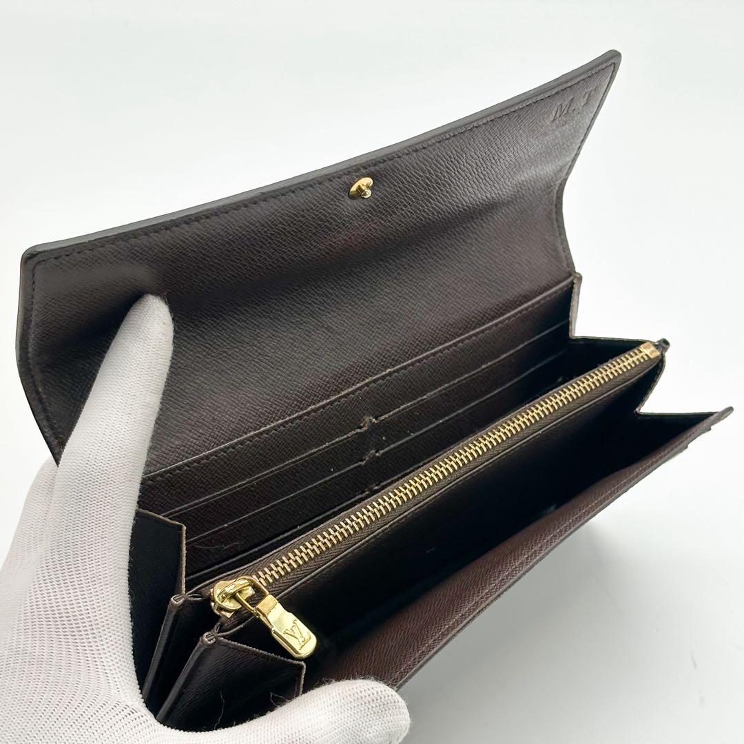 ルイヴィトン ポルトフォイユ サラ ダミエ 二つ折り 長財布