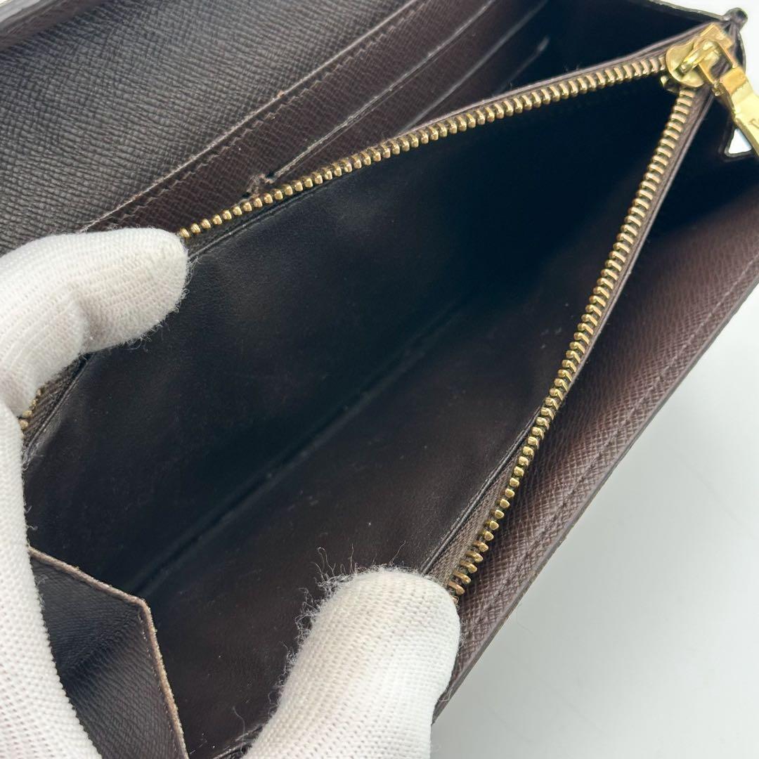 ルイヴィトン ポルトフォイユ サラ ダミエ 二つ折り 長財布